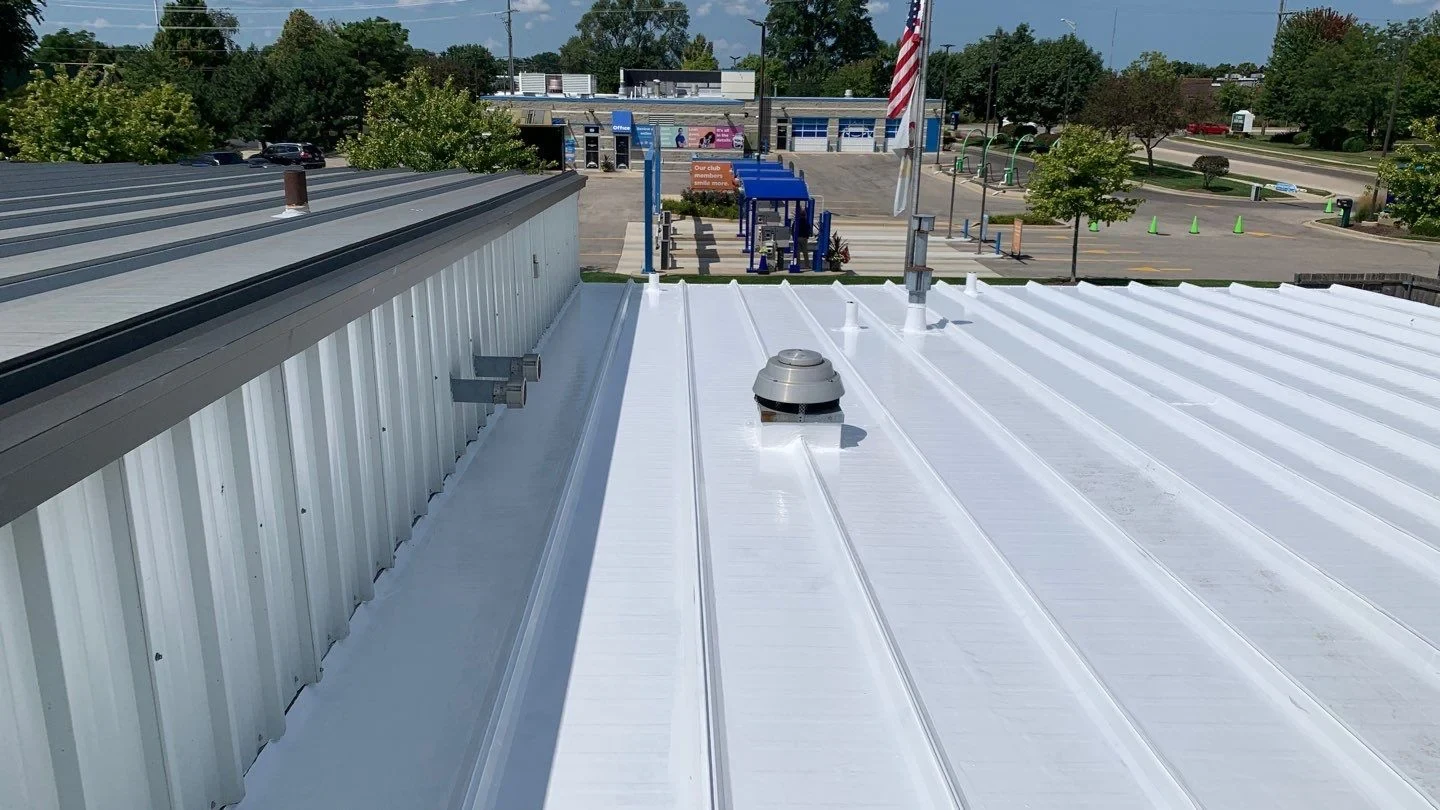 Commercial roof coating in Fort Collins